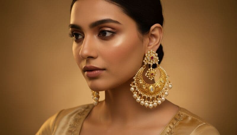Best Earrings & Jewellery for Your Face Shape — Indian Women's Guide