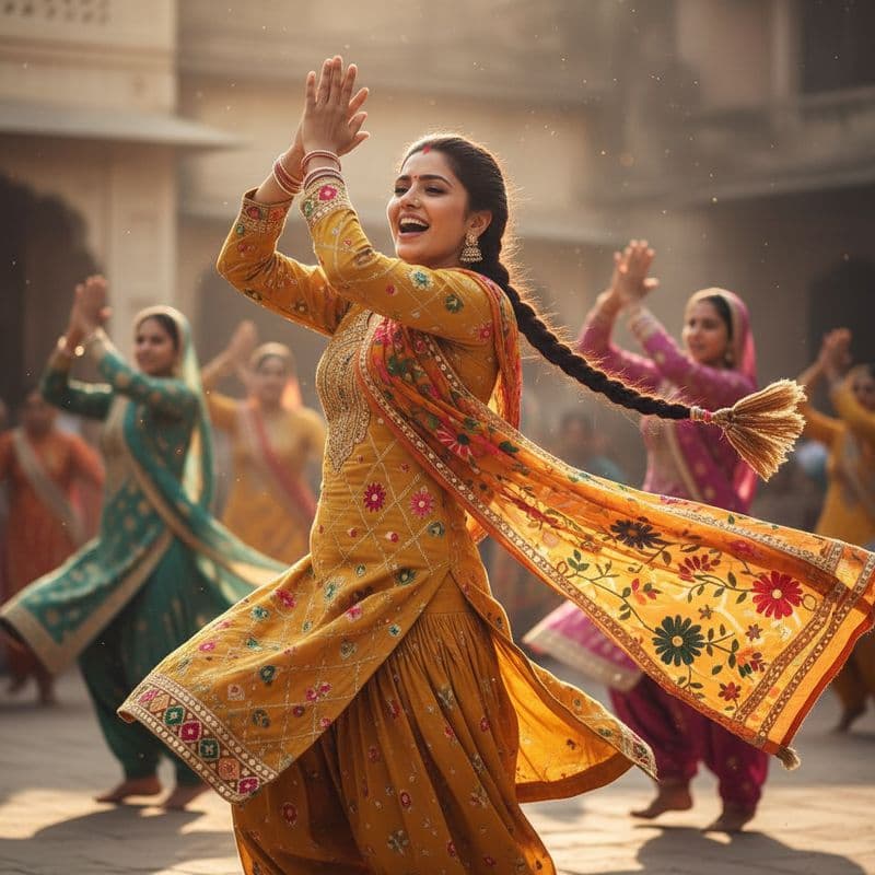 Baisakhi styling look 2