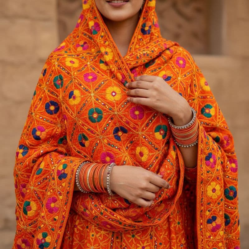 Baisakhi styling look 1