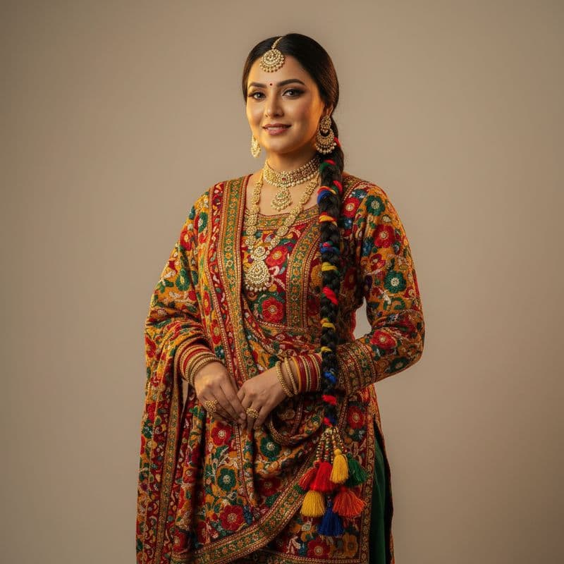 Baisakhi styling look 3