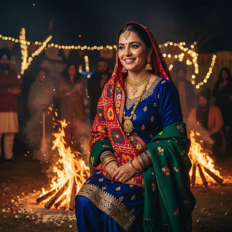 Lohri festive styling
