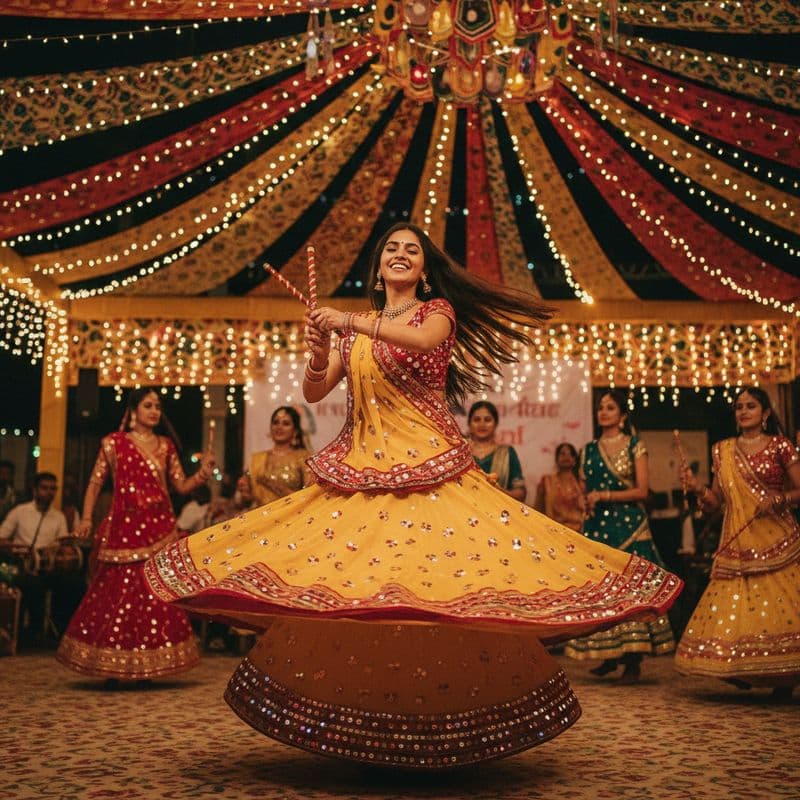 Navratri styling look 1