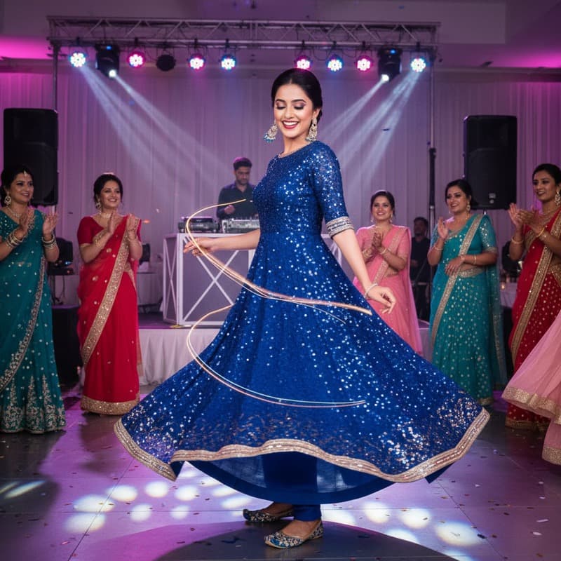 Sangeet wedding guest outfit